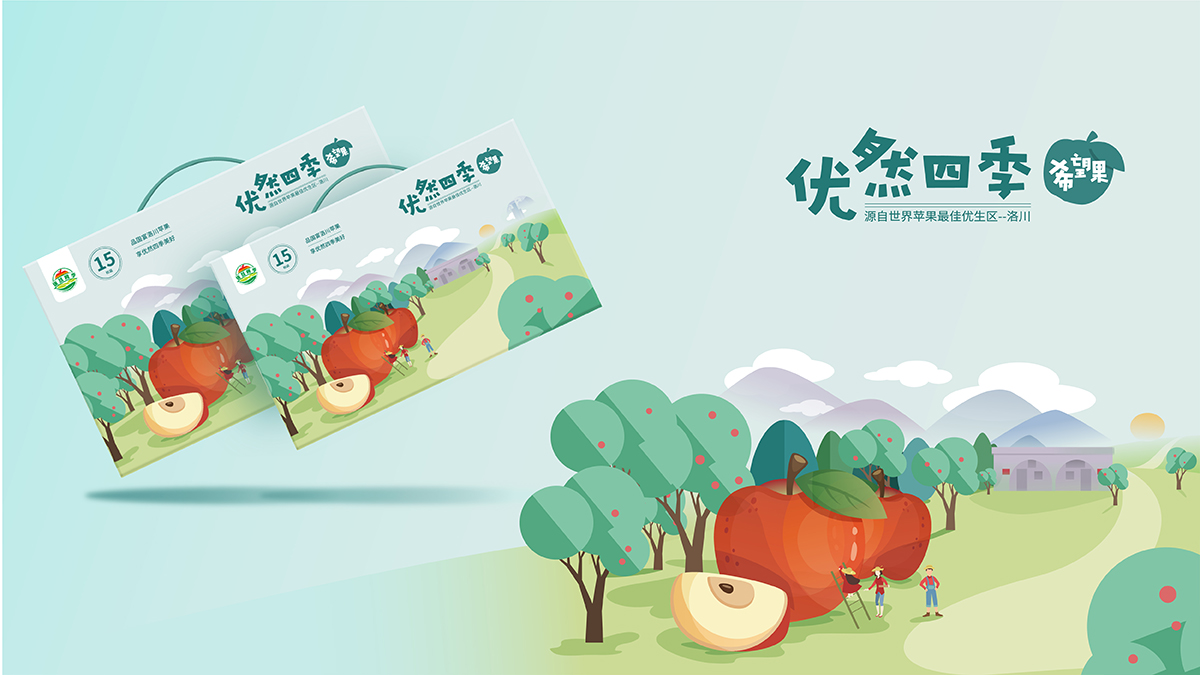 武漢包裝設計，水果包裝設計，農產(chǎn)品包裝設計